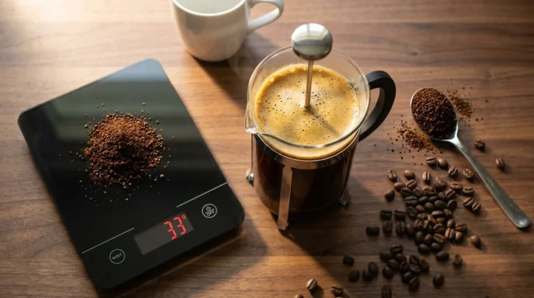 How Much Coffee for French Press? Ratios by Press Size