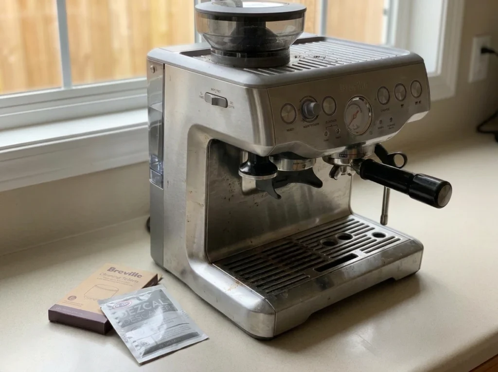 Barista Express Impress water tank seated correctly during troubleshooting