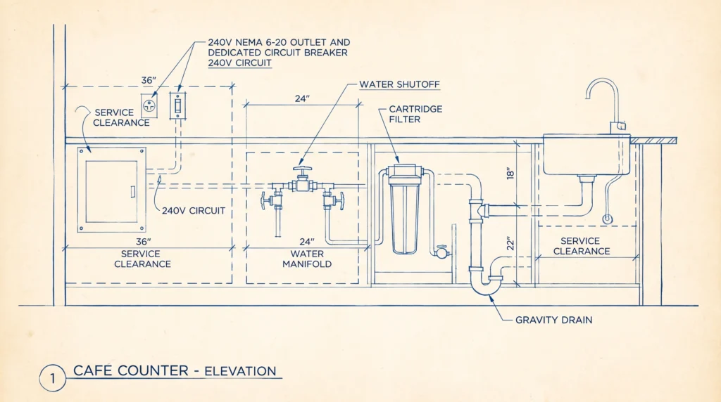 Best commercial espresso machine installation checklist