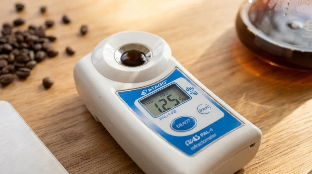 Measuring coffee TDS for the Golden Cup Standard