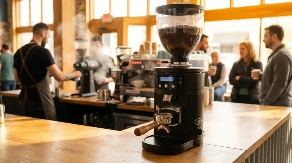 Mahlkonig E80S GBW gravimetric commercial coffee grinder